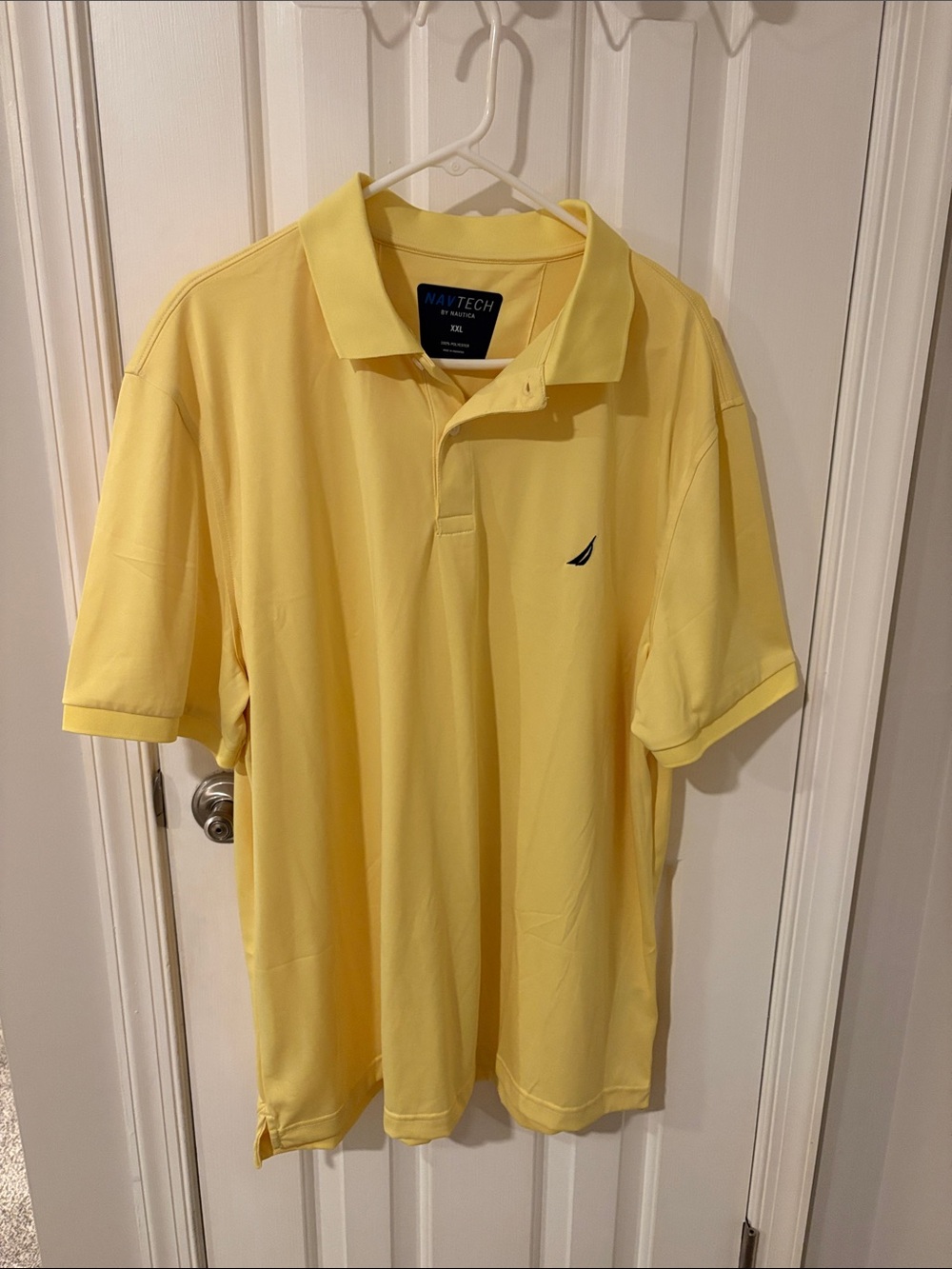 Nautica Men’s Light Yellow Performance Polo